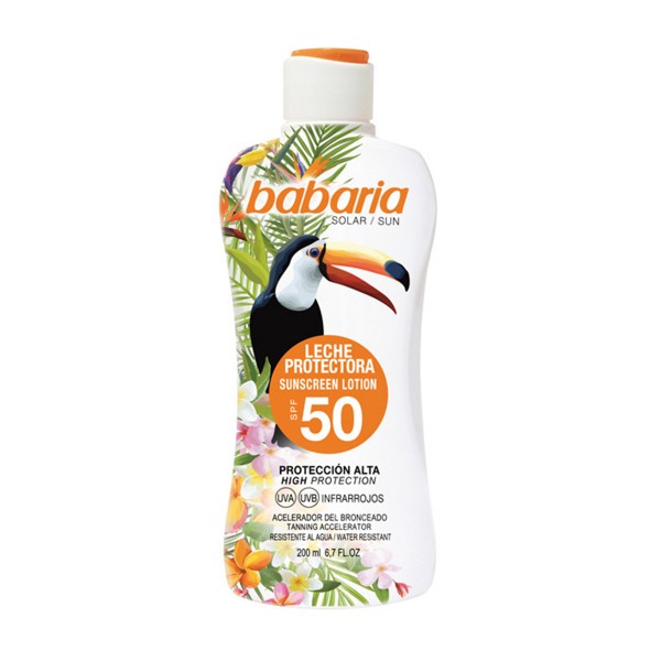 Babaria tropical sun leche protectora spf50 200ml