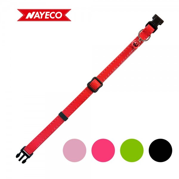 Collar para gato mac leather charol colores surtidos (pack 2 unidades) Collar para gato mac leather charol colores surtidos (pack 2 unidades)