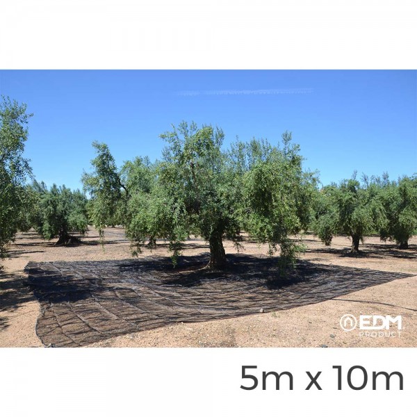 Manto para recolecta de frutos 5x10m color negro