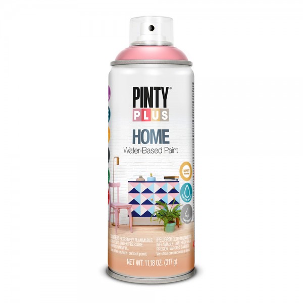Pintura acrílica spray home water-based 520 cc ancient rose hm118 (pack 2 unidades) Pintura acrílica spray home water-based 520 cc ancient rose hm118 (pack 2 unidades)