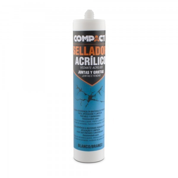 Sellador acrilico 300 ml. blanco compact
